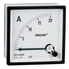 TRACON - Analóg egyenáramú ampermérő közv méréshez 48×48mm 20mA DC SN032702