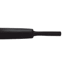 CELLPACK - Zsugorcső 2.4-1.2mm 1m fekete 2:1 vékonyfalú, ragasztó nélkül SX083969