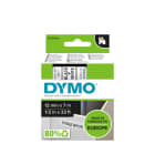 DYMO - Feliratozó készülék szalag 12mmx7m fek/feh G45799
