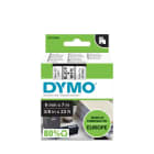 DYMO - Feliratozó készülék szalag  9mmx7m fek/feh G40782