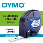 DYMO - Feliratozó készülék szalag műanyag, 12mmx4m, fehér 59422 SN127797