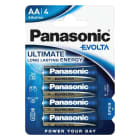Panasonic - Elem Ceruza AA (1,5V) Extra tartós Evolta  (4db/bli) SN134509