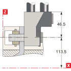 Schneider - Megszakító 3db (2x35–240mm2) AL csatlakozó csupasz kábelhez GT50396